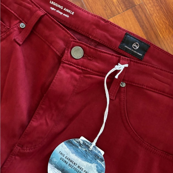 NWT! AG • Adriano Goldschmied • Legging Ankle • Rich Scarlet • 31 • Retail $178 - Picture 8 of 16
